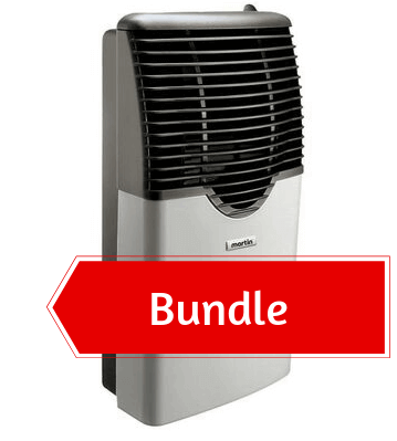 Martin 8,000 BTU Direct Vent Propane Heater MDV8P Bundle from Cabin Depot - Perfect for off-grid heating, CSA certified, free Canada shipping