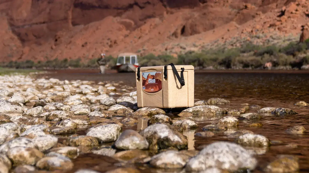 Canyon Coolers 22QT (21L) Outfitter Cooler - White Marble - by Canyon Coolers