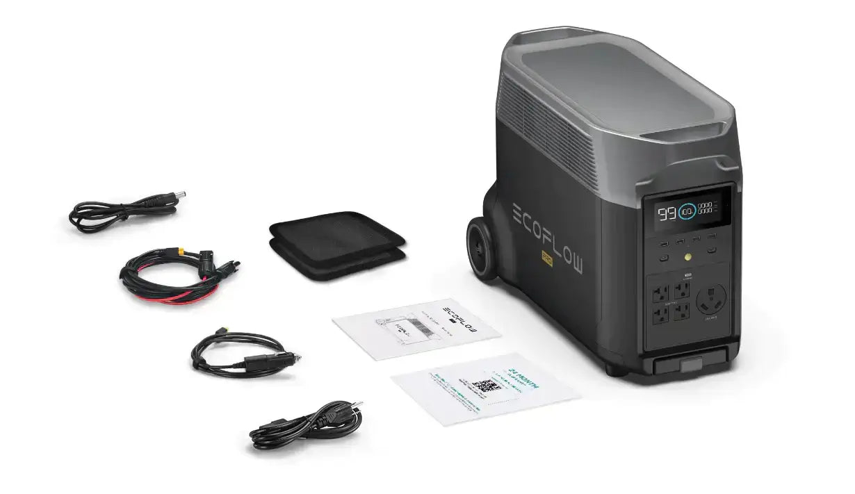 EcoFlow DELTA Pro Power Station and Accessories from Cabin Depot, Advanced Lithium Battery Solution