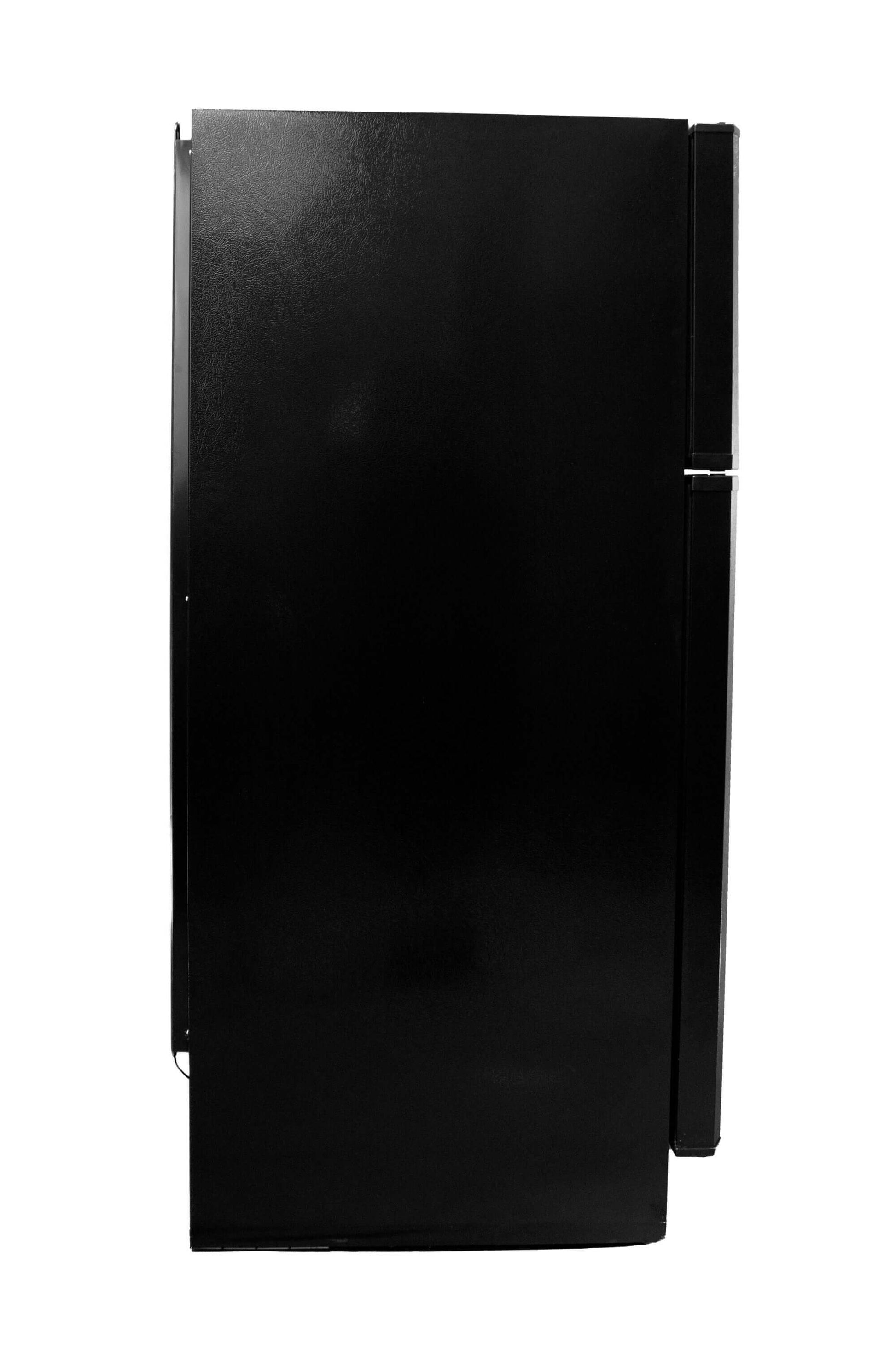 SunStar 16CU Solar DC Refrigerator Black for off-grid, dual compressor, from Cabin Depot
